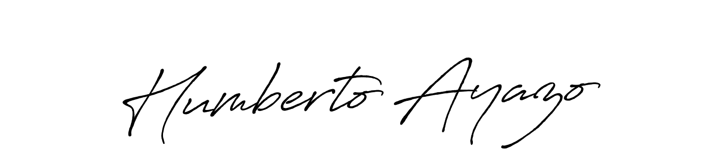 Similarly Antro_Vectra_Bolder is the best handwritten signature design. Signature creator online .You can use it as an online autograph creator for name Humberto Ayazo. Humberto Ayazo signature style 7 images and pictures png