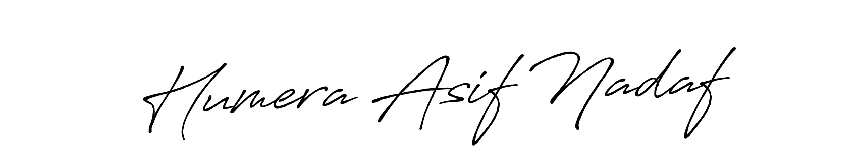 if you are searching for the best signature style for your name Humera Asif Nadaf. so please give up your signature search. here we have designed multiple signature styles  using Antro_Vectra_Bolder. Humera Asif Nadaf signature style 7 images and pictures png