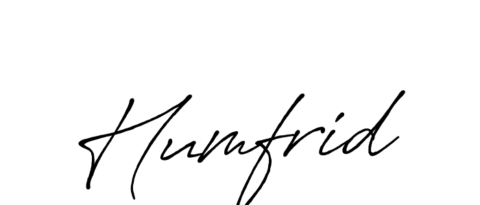 You should practise on your own different ways (Antro_Vectra_Bolder) to write your name (Humfrid) in signature. don't let someone else do it for you. Humfrid signature style 7 images and pictures png