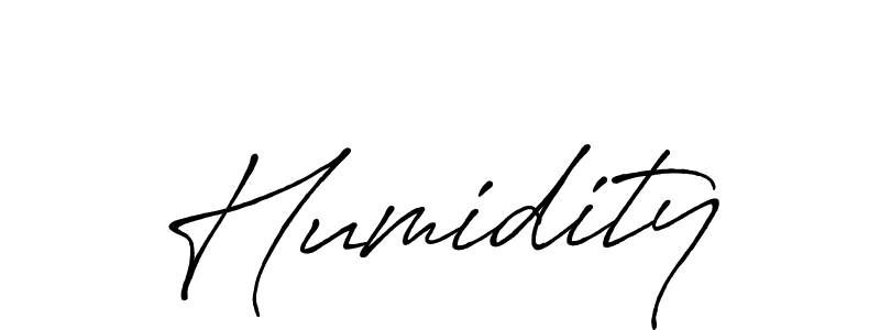 Use a signature maker to create a handwritten signature online. With this signature software, you can design (Antro_Vectra_Bolder) your own signature for name Humidity. Humidity signature style 7 images and pictures png