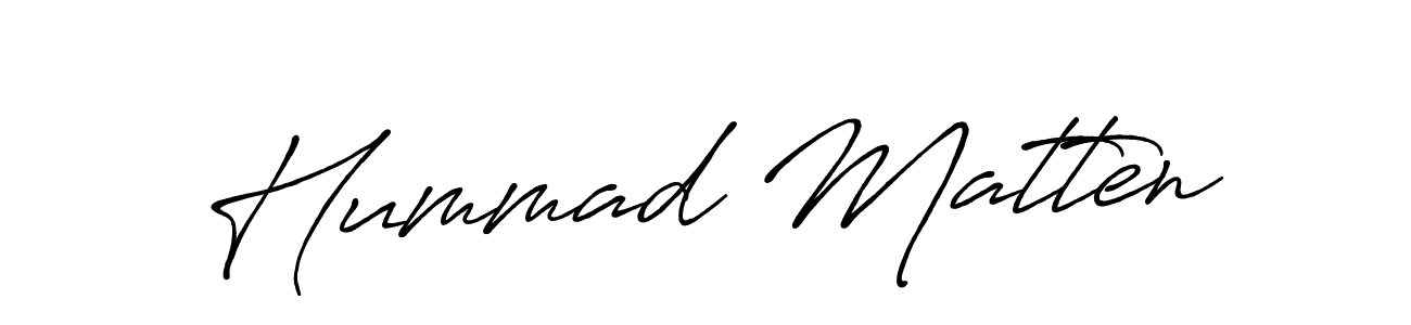 Antro_Vectra_Bolder is a professional signature style that is perfect for those who want to add a touch of class to their signature. It is also a great choice for those who want to make their signature more unique. Get Hummad Matten name to fancy signature for free. Hummad Matten signature style 7 images and pictures png