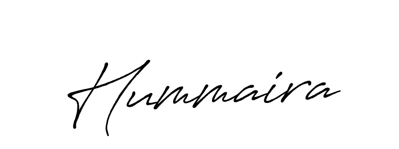 Design your own signature with our free online signature maker. With this signature software, you can create a handwritten (Antro_Vectra_Bolder) signature for name Hummaira. Hummaira signature style 7 images and pictures png