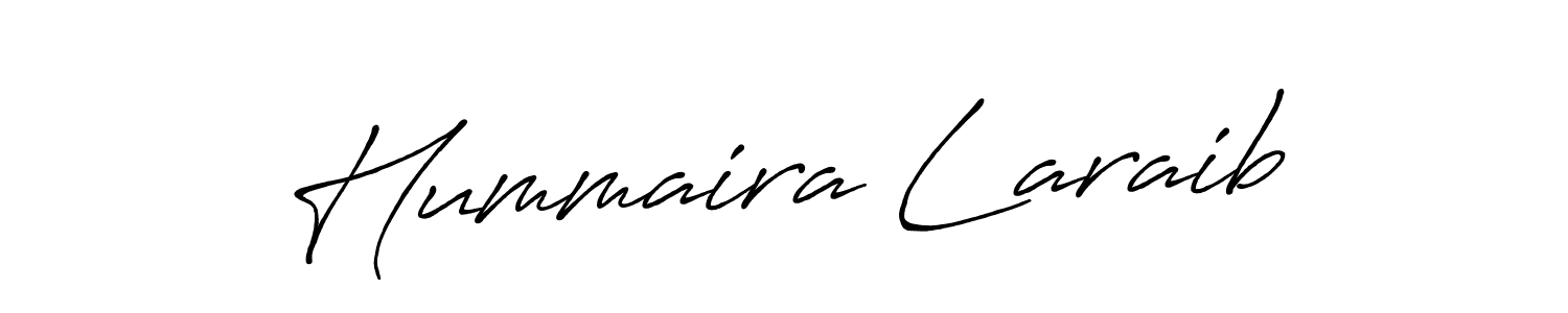 Similarly Antro_Vectra_Bolder is the best handwritten signature design. Signature creator online .You can use it as an online autograph creator for name Hummaira Laraib. Hummaira Laraib signature style 7 images and pictures png