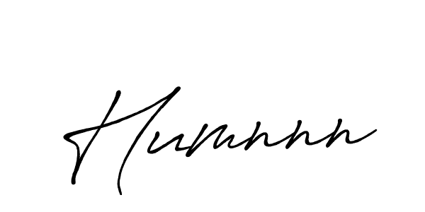 Humnnn stylish signature style. Best Handwritten Sign (Antro_Vectra_Bolder) for my name. Handwritten Signature Collection Ideas for my name Humnnn. Humnnn signature style 7 images and pictures png
