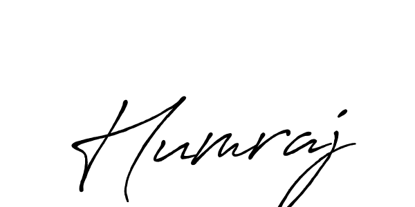 How to make Humraj signature? Antro_Vectra_Bolder is a professional autograph style. Create handwritten signature for Humraj name. Humraj signature style 7 images and pictures png
