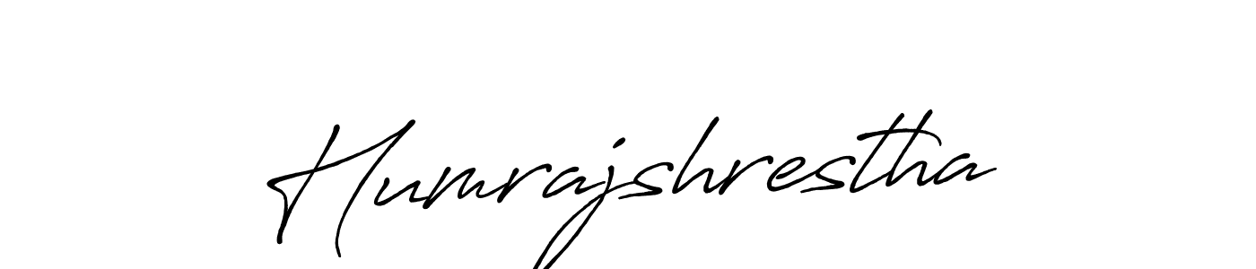 Make a short Humrajshrestha signature style. Manage your documents anywhere anytime using Antro_Vectra_Bolder. Create and add eSignatures, submit forms, share and send files easily. Humrajshrestha signature style 7 images and pictures png