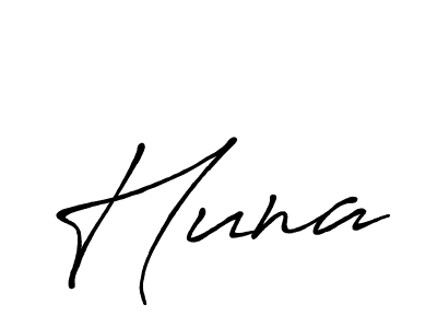 Make a beautiful signature design for name Huna. Use this online signature maker to create a handwritten signature for free. Huna signature style 7 images and pictures png
