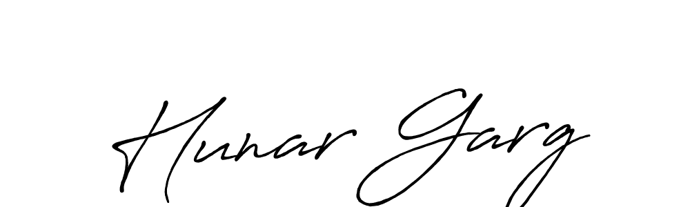 Make a short Hunar Garg signature style. Manage your documents anywhere anytime using Antro_Vectra_Bolder. Create and add eSignatures, submit forms, share and send files easily. Hunar Garg signature style 7 images and pictures png