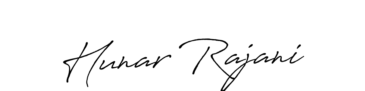 Make a short Hunar Rajani signature style. Manage your documents anywhere anytime using Antro_Vectra_Bolder. Create and add eSignatures, submit forms, share and send files easily. Hunar Rajani signature style 7 images and pictures png