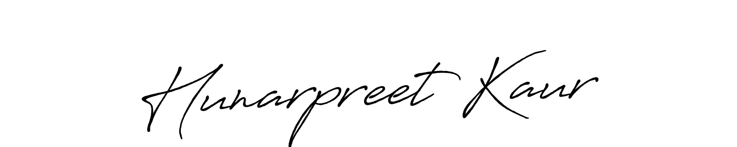 This is the best signature style for the Hunarpreet Kaur name. Also you like these signature font (Antro_Vectra_Bolder). Mix name signature. Hunarpreet Kaur signature style 7 images and pictures png