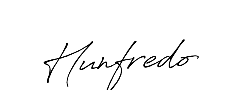 Create a beautiful signature design for name Hunfredo. With this signature (Antro_Vectra_Bolder) fonts, you can make a handwritten signature for free. Hunfredo signature style 7 images and pictures png