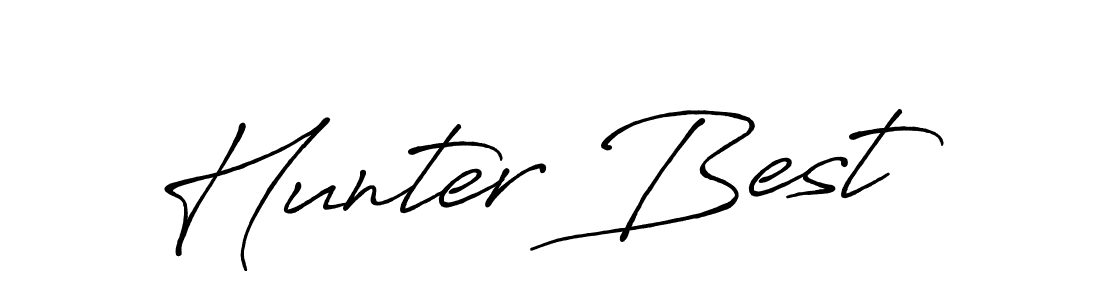 Design your own signature with our free online signature maker. With this signature software, you can create a handwritten (Antro_Vectra_Bolder) signature for name Hunter Best. Hunter Best signature style 7 images and pictures png