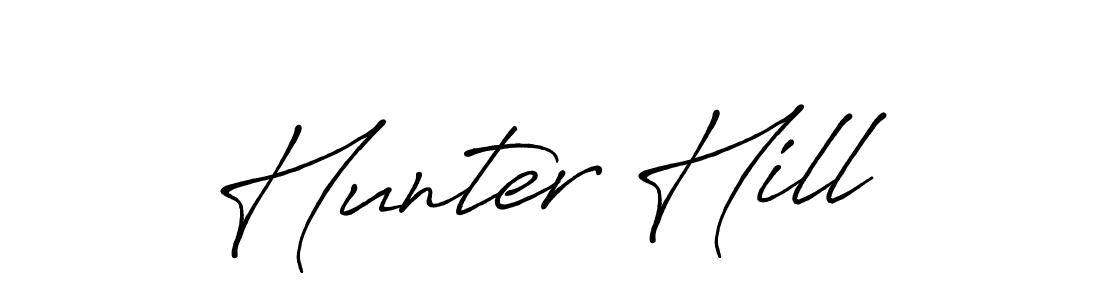 Once you've used our free online signature maker to create your best signature Antro_Vectra_Bolder style, it's time to enjoy all of the benefits that Hunter Hill name signing documents. Hunter Hill signature style 7 images and pictures png