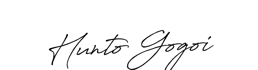 See photos of Hunto Gogoi official signature by Spectra . Check more albums & portfolios. Read reviews & check more about Antro_Vectra_Bolder font. Hunto Gogoi signature style 7 images and pictures png