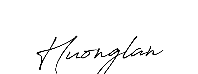 Also we have Huonglan name is the best signature style. Create professional handwritten signature collection using Antro_Vectra_Bolder autograph style. Huonglan signature style 7 images and pictures png