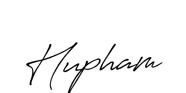 Make a beautiful signature design for name Hupham. With this signature (Antro_Vectra_Bolder) style, you can create a handwritten signature for free. Hupham signature style 7 images and pictures png