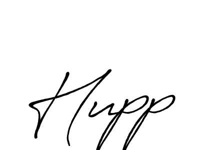 Design your own signature with our free online signature maker. With this signature software, you can create a handwritten (Antro_Vectra_Bolder) signature for name Hupp. Hupp signature style 7 images and pictures png