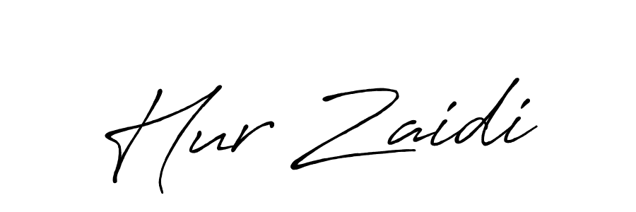 Similarly Antro_Vectra_Bolder is the best handwritten signature design. Signature creator online .You can use it as an online autograph creator for name Hur Zaidi. Hur Zaidi signature style 7 images and pictures png