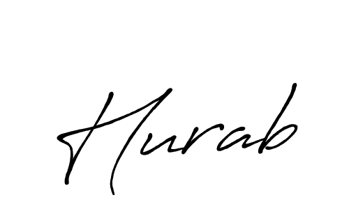 It looks lik you need a new signature style for name Hurab. Design unique handwritten (Antro_Vectra_Bolder) signature with our free signature maker in just a few clicks. Hurab signature style 7 images and pictures png