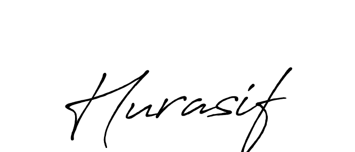 How to make Hurasif signature? Antro_Vectra_Bolder is a professional autograph style. Create handwritten signature for Hurasif name. Hurasif signature style 7 images and pictures png