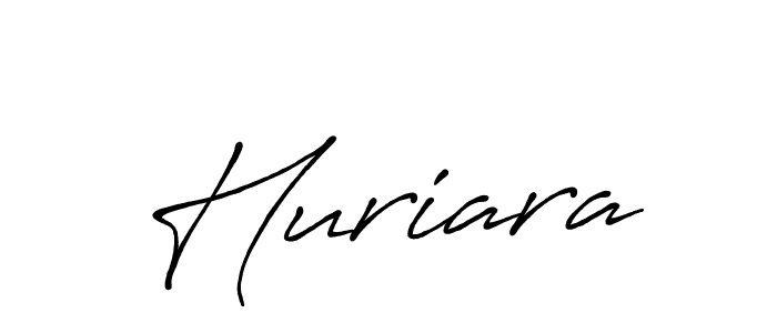 How to make Huriara name signature. Use Antro_Vectra_Bolder style for creating short signs online. This is the latest handwritten sign. Huriara signature style 7 images and pictures png