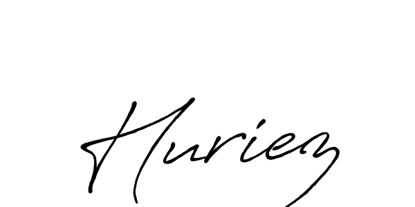 Use a signature maker to create a handwritten signature online. With this signature software, you can design (Antro_Vectra_Bolder) your own signature for name Huriez. Huriez signature style 7 images and pictures png