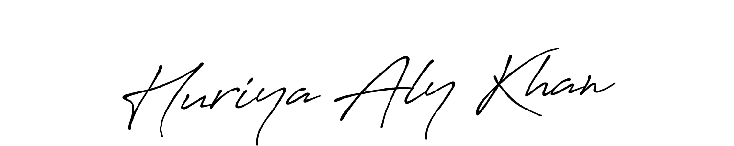 This is the best signature style for the Huriya Aly Khan name. Also you like these signature font (Antro_Vectra_Bolder). Mix name signature. Huriya Aly Khan signature style 7 images and pictures png