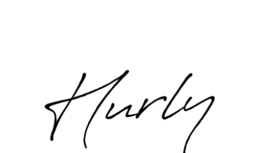 Use a signature maker to create a handwritten signature online. With this signature software, you can design (Antro_Vectra_Bolder) your own signature for name Hurly. Hurly signature style 7 images and pictures png