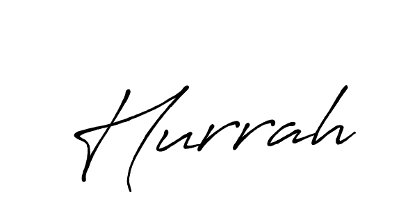 Use a signature maker to create a handwritten signature online. With this signature software, you can design (Antro_Vectra_Bolder) your own signature for name Hurrah. Hurrah signature style 7 images and pictures png