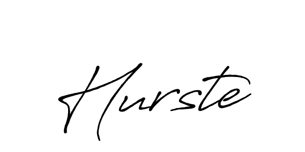 Create a beautiful signature design for name Hurste. With this signature (Antro_Vectra_Bolder) fonts, you can make a handwritten signature for free. Hurste signature style 7 images and pictures png