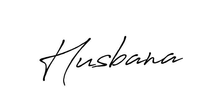 Design your own signature with our free online signature maker. With this signature software, you can create a handwritten (Antro_Vectra_Bolder) signature for name Husbana. Husbana signature style 7 images and pictures png