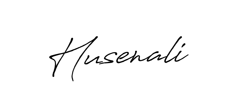 Husenali stylish signature style. Best Handwritten Sign (Antro_Vectra_Bolder) for my name. Handwritten Signature Collection Ideas for my name Husenali. Husenali signature style 7 images and pictures png