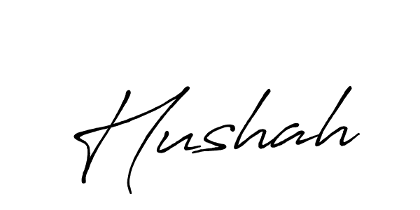 Create a beautiful signature design for name Hushah. With this signature (Antro_Vectra_Bolder) fonts, you can make a handwritten signature for free. Hushah signature style 7 images and pictures png