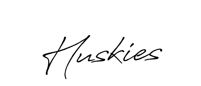 Similarly Antro_Vectra_Bolder is the best handwritten signature design. Signature creator online .You can use it as an online autograph creator for name Huskies. Huskies signature style 7 images and pictures png
