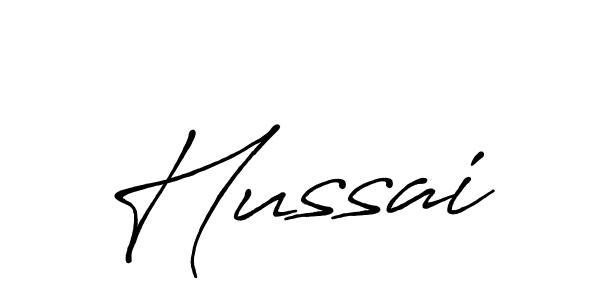 Create a beautiful signature design for name Hussai. With this signature (Antro_Vectra_Bolder) fonts, you can make a handwritten signature for free. Hussai signature style 7 images and pictures png