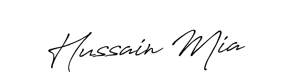 The best way (Antro_Vectra_Bolder) to make a short signature is to pick only two or three words in your name. The name Hussain Mia include a total of six letters. For converting this name. Hussain Mia signature style 7 images and pictures png