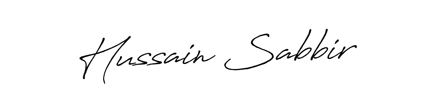 Also You can easily find your signature by using the search form. We will create Hussain Sabbir name handwritten signature images for you free of cost using Antro_Vectra_Bolder sign style. Hussain Sabbir signature style 7 images and pictures png