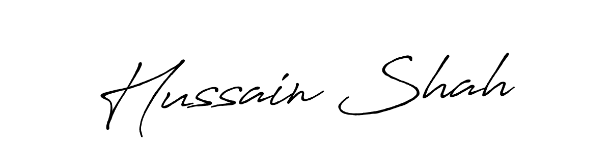 Make a beautiful signature design for name Hussain Shah. Use this online signature maker to create a handwritten signature for free. Hussain Shah signature style 7 images and pictures png