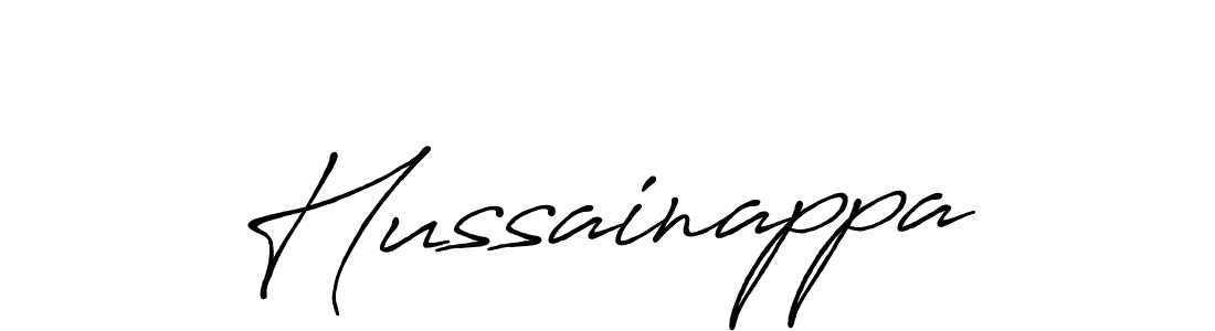 Use a signature maker to create a handwritten signature online. With this signature software, you can design (Antro_Vectra_Bolder) your own signature for name Hussainappa. Hussainappa signature style 7 images and pictures png