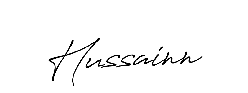 Hussainn stylish signature style. Best Handwritten Sign (Antro_Vectra_Bolder) for my name. Handwritten Signature Collection Ideas for my name Hussainn. Hussainn signature style 7 images and pictures png