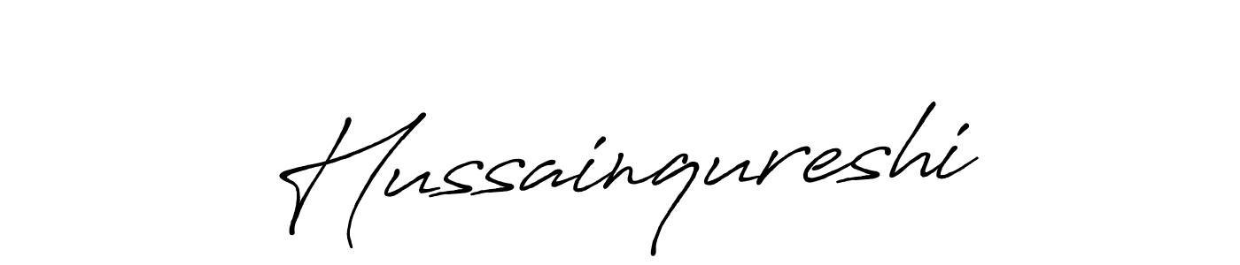 Hussainqureshi stylish signature style. Best Handwritten Sign (Antro_Vectra_Bolder) for my name. Handwritten Signature Collection Ideas for my name Hussainqureshi. Hussainqureshi signature style 7 images and pictures png