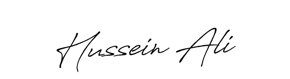 Make a beautiful signature design for name Hussein Ali. Use this online signature maker to create a handwritten signature for free. Hussein Ali signature style 7 images and pictures png