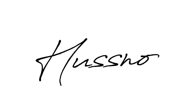Also we have Hussno name is the best signature style. Create professional handwritten signature collection using Antro_Vectra_Bolder autograph style. Hussno signature style 7 images and pictures png