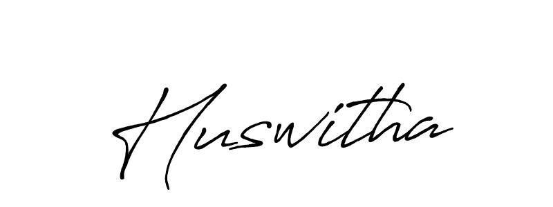 Create a beautiful signature design for name Huswitha. With this signature (Antro_Vectra_Bolder) fonts, you can make a handwritten signature for free. Huswitha signature style 7 images and pictures png