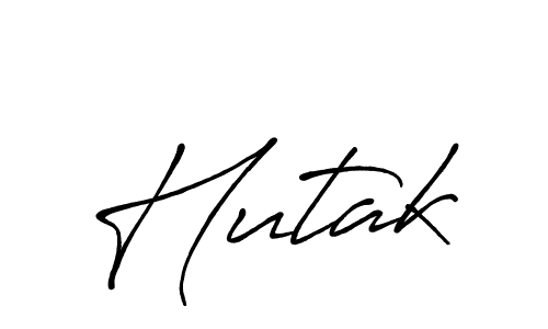 Also we have Hutak name is the best signature style. Create professional handwritten signature collection using Antro_Vectra_Bolder autograph style. Hutak signature style 7 images and pictures png