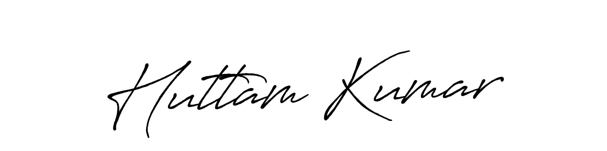 How to Draw Huttam Kumar signature style? Antro_Vectra_Bolder is a latest design signature styles for name Huttam Kumar. Huttam Kumar signature style 7 images and pictures png