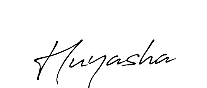 Also we have Huyasha name is the best signature style. Create professional handwritten signature collection using Antro_Vectra_Bolder autograph style. Huyasha signature style 7 images and pictures png