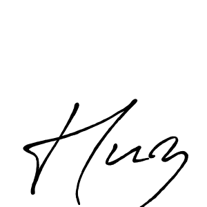 Also we have Huz name is the best signature style. Create professional handwritten signature collection using Antro_Vectra_Bolder autograph style. Huz signature style 7 images and pictures png