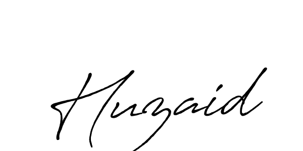 Design your own signature with our free online signature maker. With this signature software, you can create a handwritten (Antro_Vectra_Bolder) signature for name Huzaid. Huzaid signature style 7 images and pictures png