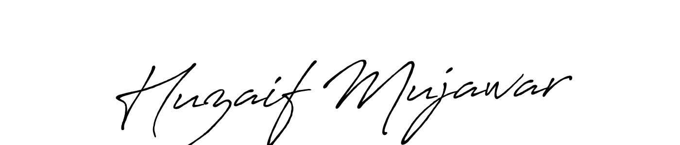 Also we have Huzaif Mujawar name is the best signature style. Create professional handwritten signature collection using Antro_Vectra_Bolder autograph style. Huzaif Mujawar signature style 7 images and pictures png